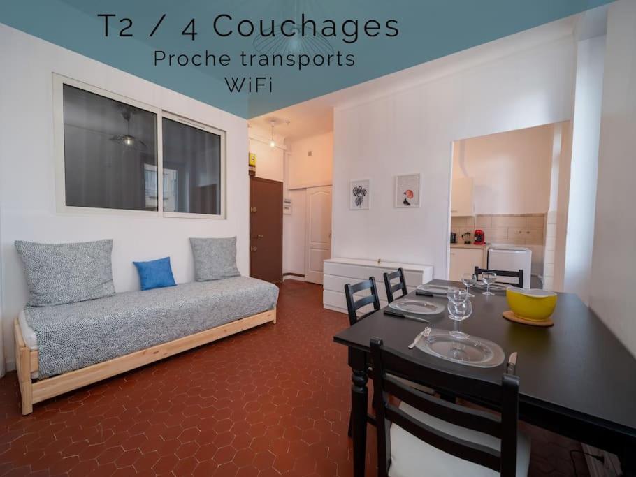 Appartement Tout Equipe 4 Couchages Belle De Mai มาร์กเซย ภายนอก รูปภาพ